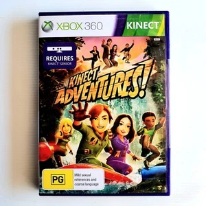 Kinect Adventures! - Microsoft Xbox 360 Game + Manual, By Unreal Technology, VGC - Foto 1 di 5