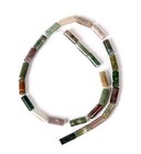 String of Multi Coloured Long Jade Beads for Jewellery Making (T21AS)
