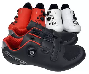 Scarpe da spinning Bucklos B718 & YOW sport ciclismo strada taglia EU 46 US uomo 12 - Foto 1 di 24