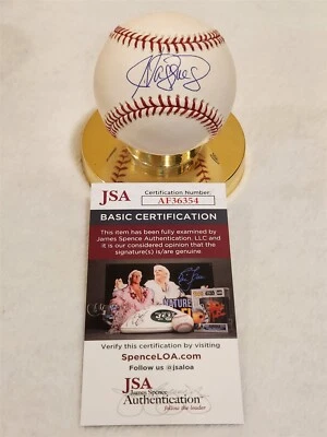 JAVIER VAZQUEZ signed OML baseball JSA COA EXPOS WHITE SOX YANKEES - Image 1 of 4
