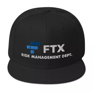 FTX Token Risk Management Dept Snapback Cap Crypto Trader Cappello da ricamo regalo - Foto 1 di 13