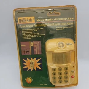 Home Safe Motion Detector With Security Alarm Model 135A Factory Sealed New - Picture 1 of 5