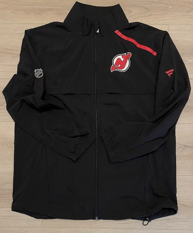NEW New Jersey Devils Fanatics Pro Rinkside FULL Zip Black Jacket MEN’S L / XL Cover