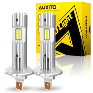Kit de conversión de bombilla de faro LED AUXITO H1 haz bajo alto 6500K súper blanco NUEVO - Imagen 1 de 15