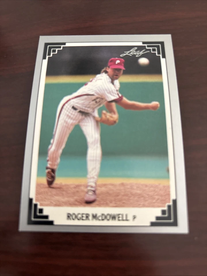 1991 Leaf # 410 - Roger McDowell - Philadelphia Phillies - Image 1 of 1