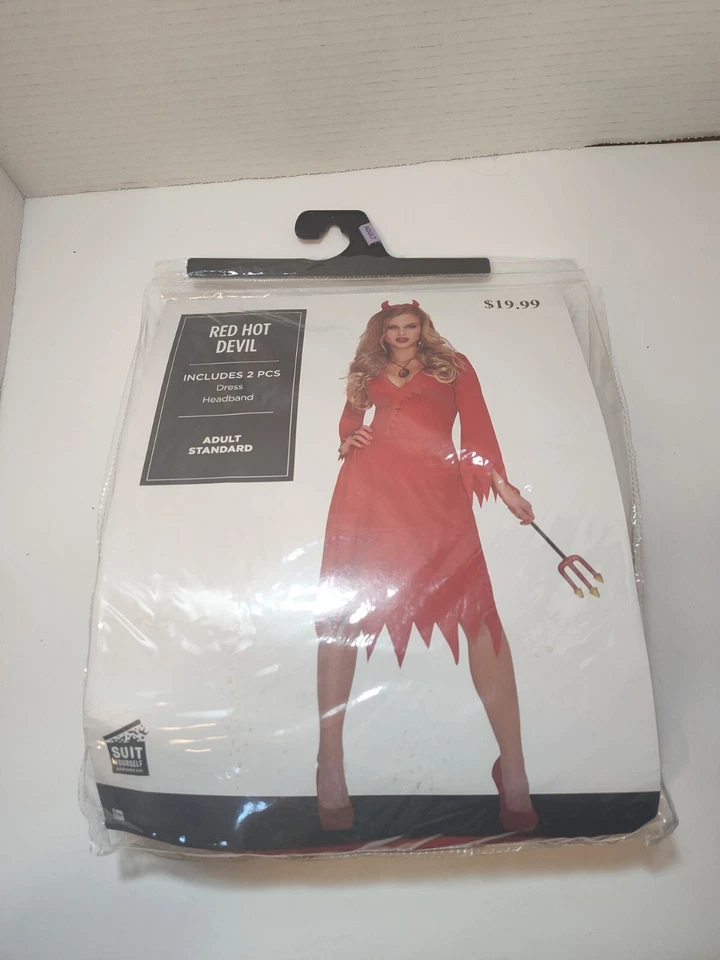 Disfraz de Halloween Suit Yourself Red Hot Devil para mujer talla hasta 8 NUEVO Foto 1 de 4