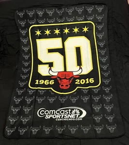 Chicago Bulls NBA 50 Season Season Ticket Holder Blanket - Picture 1 of 1