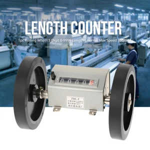 Meterzähler Längenzähler Messgerät Meter Zähler Längenmessgerät Rollenzähler  - Bild 1 von 12