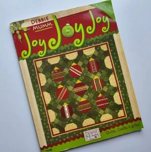 Debbie Mumm Joy Joy Joy Christmas Craft Quilting Patterns Book - Picture 1 of 10