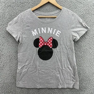 Disney Store Damen Minnie Mouse Silhouette T-Shirt Größe Large grau - Bild 1 von 5