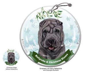 Adorno de rubinas y besos - Blue Shar Pei - Imagen 1 de 1