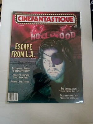 CINEFANTASTIQUE  Escape from LA KURT RUSSELL SNAKE PLISKEN RARE  - Image 1 of 2