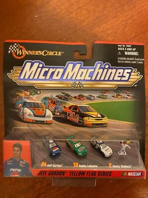 Winners Circle NASCAR Micro Machines No24 серия с желтым флагом Джеффа Гордона - в коробке - Изображение 1 из 2