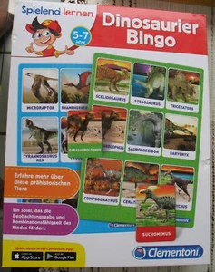 Dinosaurier Bingo Clementoni, gebraucht - Bild 1 von 4