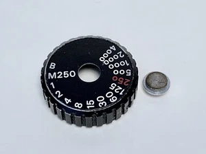 Molette de vitesses/Shutter Speed Dial pour Reflex NIKON FA - Pièce d'origine - Imagen 1 de 2