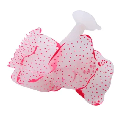 Aquarium Simulation Silicone Artificial Coral Fish Tank Decoration Ornament Red♡ - Image 1 of 4