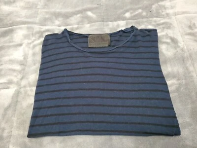 Jenni Kayne ML Linen Blend Striped Cropped Top/Shirt SZ Medium  - Image 1 of 4