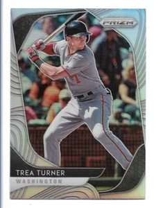 Panini Prizm Silver Prizm Trea Turner #148 Washington Nationals 2020 - Imagen 1 de 2