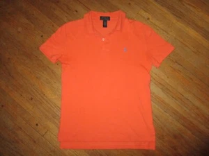 POLO BY RALPH LAUREN SHIRT Solid Orange Embroidered Logo BOYS YOUTH LARGE 14-16 - Picture 1 of 4