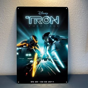 Tron Legacy Film Sammlerstück Metall Poster Blechschild 20x30cm Teller - Bild 1 von 5