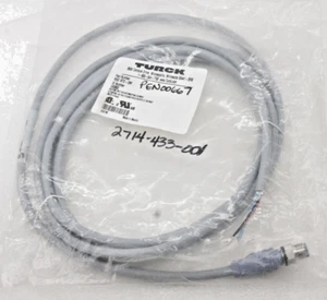 Turck RSC 572-3M M12 Male Open End Devicenet Type 572 22 AWG/4 PVC Outdoor NEW - Picture 1 of 4