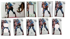 Captain America Lichtschalter Steckdose Wand Abdeckplatte Wohnkultur - Bild 1 von 43