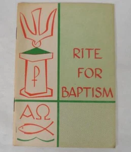 Rite for Baptism (1955) Booklet, The Order of Saint Benedict - Picture 1 of 6