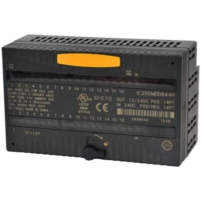 IC200MDD844H General Electric 5A 24VDC 16PT I/O VersaMax --SA Foto 1 de 2