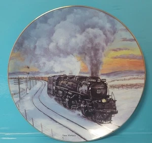 B12n: Sherman Hill Challenger Train Plate COA 1993 Hamilton Ted Xaras UP RR - Picture 1 of 3