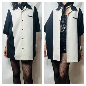 Camisa Rockabilly Vintage Años 90 Does Años 50 - Button Up Daddy O’s Retro - XL - Imagen 1 de 9