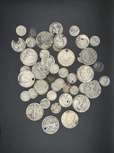 Junk Silver U.S Coins Lot - $10.7 Face Value - Picture 1 of 2