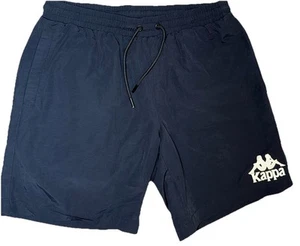 Kappa Mens Shorts Black LOGO Drawstring Sz Small - Picture 1 of 9