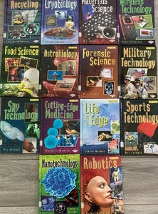 14 HC Cool Science Books: Nanotechnology Cryobiology Forensic Science Robotics - Picture 1 of 4
