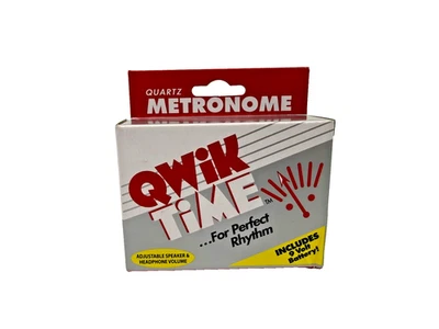 Qwik Time QT 3 Metrónomo de Cuarzo - Portátil 200 Velocidades Rango de Velocidad 40-250 NUEVO 🎸 Foto 1 de 4