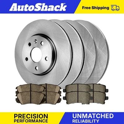 Front Rear Brake Rotors Ceramic Pads for Chevy Malibu Limited Buick Regal Foto 1 de 4