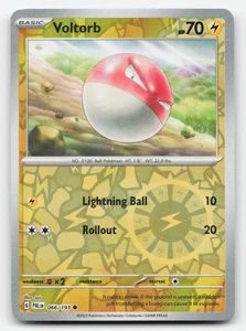 Pokemon Voltorb 066/193 Reverse Holo Common SV02: Paldea Evolved NM/LP - Picture 1 of 2