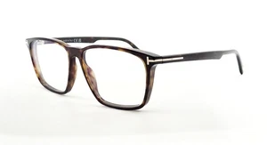 TOM FORD TF5959-B Brille 052 Havana / Hellbraune Gläser 56 Neu - Bild 1 von 4