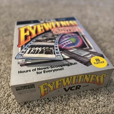 Vtg Eyewitness Game BETA Tape Format 1985 Newsreel Challenge VCR Parker Brothers - Image 1 of 4