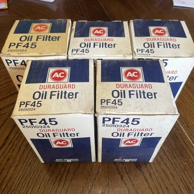 DURAGUARD AC Oil Filters #PF45, 25010324, Lot Of 5 - Image 1 of 4
