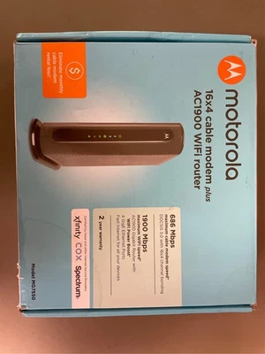 16x4 Cable Modem Plus AC1900 Dual Band Wi-Fi with Power Boost - Image 1 of 2