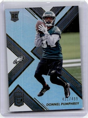 2017 DONRUSS ELITE DONNEL PUMPHREY RC /499 PHILADELPHIA EAGLES #174 - Image 1 of 2