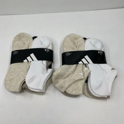 12 pares de meias Adidas femininas 5-10 tornozelo compressão sem exibição NOVO - Imagem 1 de 4