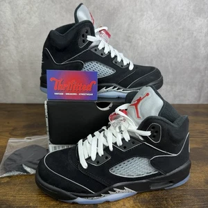 Air Jordan 5 Retro OG Negro Metálico Reimaginado Talla 4 GS HF3976-001 Zapatos Juveniles - Imagen 1 de 11