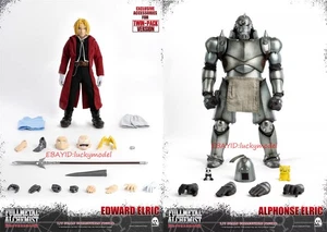 ThreeZero 3A 1/6 Fullmetal Alchemist Edward Elric Alphonse Elric Deluxe Twin Set - Picture 1 of 13