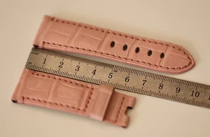 Bracelet Officine Panerai Alligator rose - 22mm - Picture 1 of 5