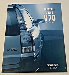 Brochure de Vente  Nouvelle VOLVO V70 - Juin 2000 - Bel Etat. - Picture 1 of 6