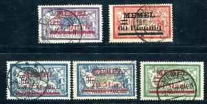 MEMEL 1921 36-39 gestempelt TADELLOS SATZ + 38IIPFIIa geprüft BPP (M5597 - Bild 1 von 2