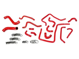 HPS Silicone Radiator + Heater Hose Kit for Subaru 02-03 Impreza WRX 2.0L RED - Foto 1 di 1