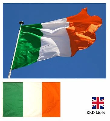 Large IRELAND FLAG Olympics Sport Irish Republic Supporters Eire Fans 3 x 5FT UK - Image 1 of 4