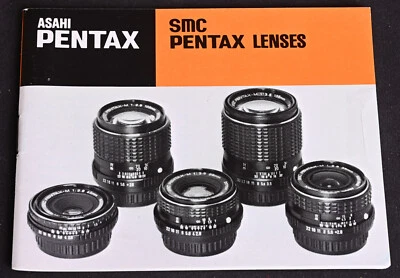 Original smc Pentax Lenses Manual - Excellent - Image 1 of 3
